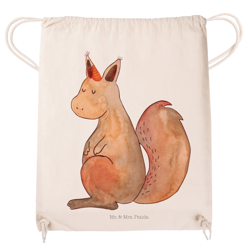 Sportbeutel Einhörnchen Glaube Turnbeutel, Beutel, Sporttasche, Tasche, Stoffbeutel, Einhorn, Einhörner, Einhorn Deko, Pegasus, Unicorn, Einhörnchen, Eichhörnchen, Eichhorn