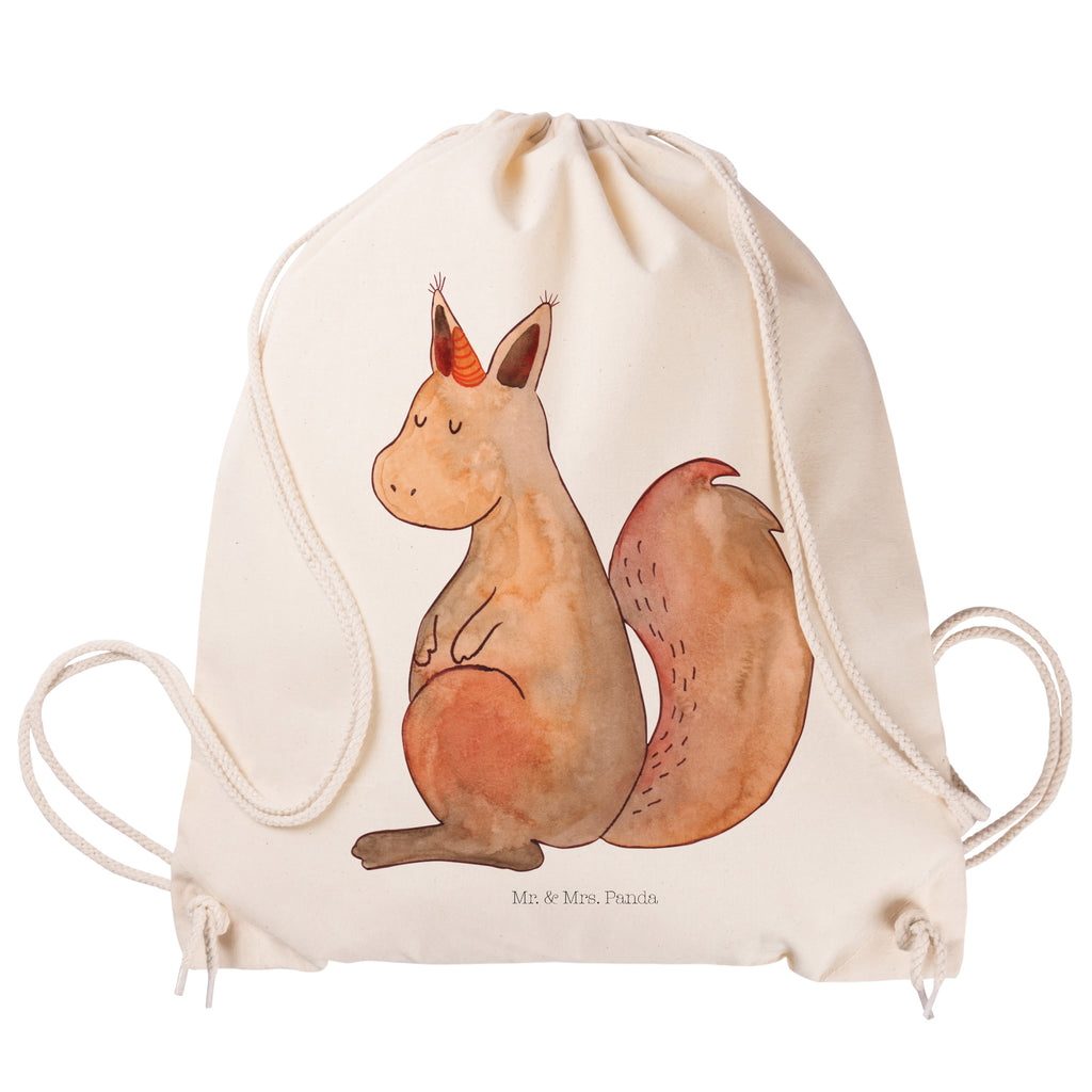 Sportbeutel Einhörnchen Glaube Turnbeutel, Beutel, Sporttasche, Tasche, Stoffbeutel, Einhorn, Einhörner, Einhorn Deko, Pegasus, Unicorn, Einhörnchen, Eichhörnchen, Eichhorn