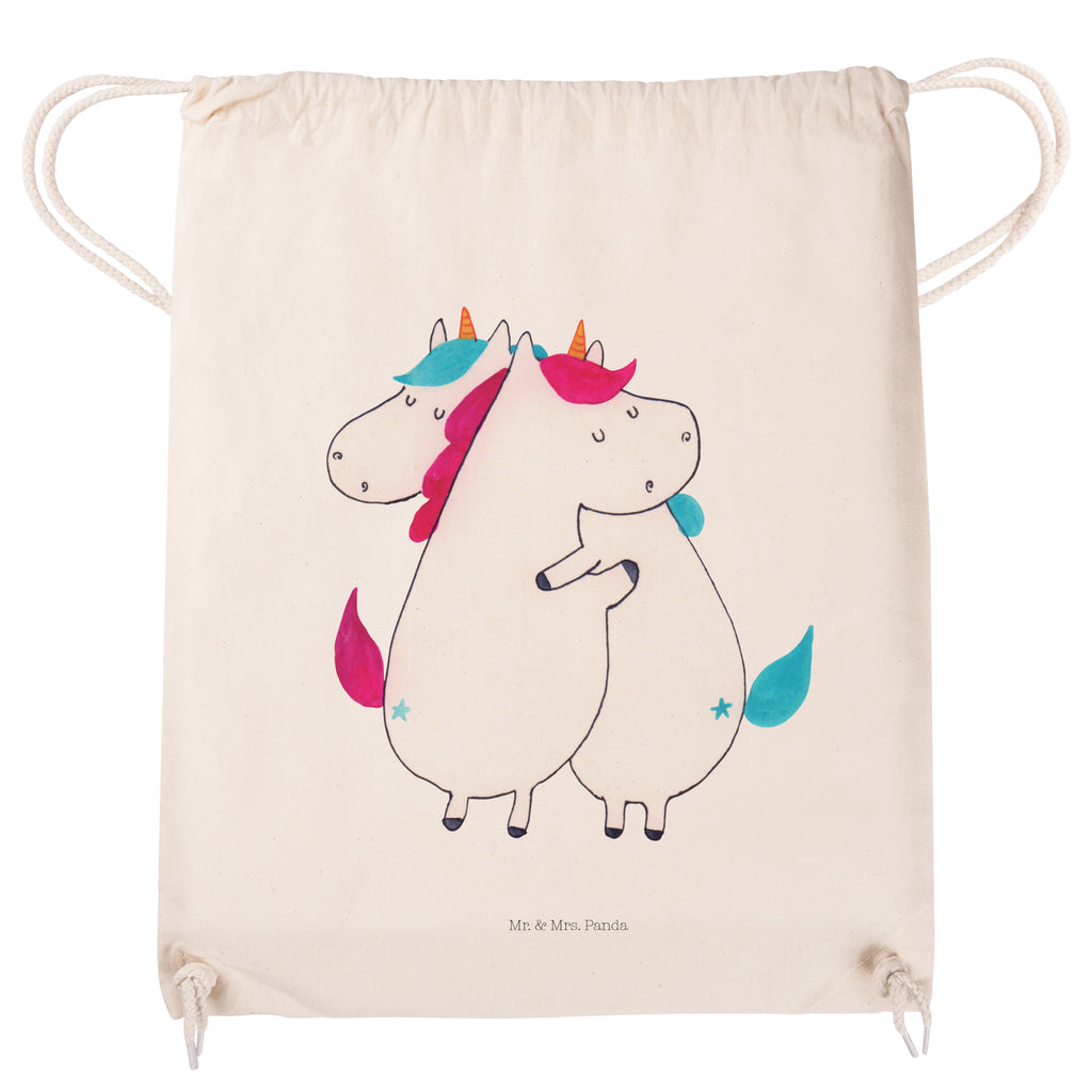 Sportbeutel Einhörner Umarmen Turnbeutel, Beutel, Sporttasche, Tasche, Stoffbeutel, Einhorn, Einhörner, Einhorn Deko, Pegasus, Unicorn, Freundinnen, Freundin, BFF, Schwester, Schwestern, Familie, Geschwister, Sister, Liebe