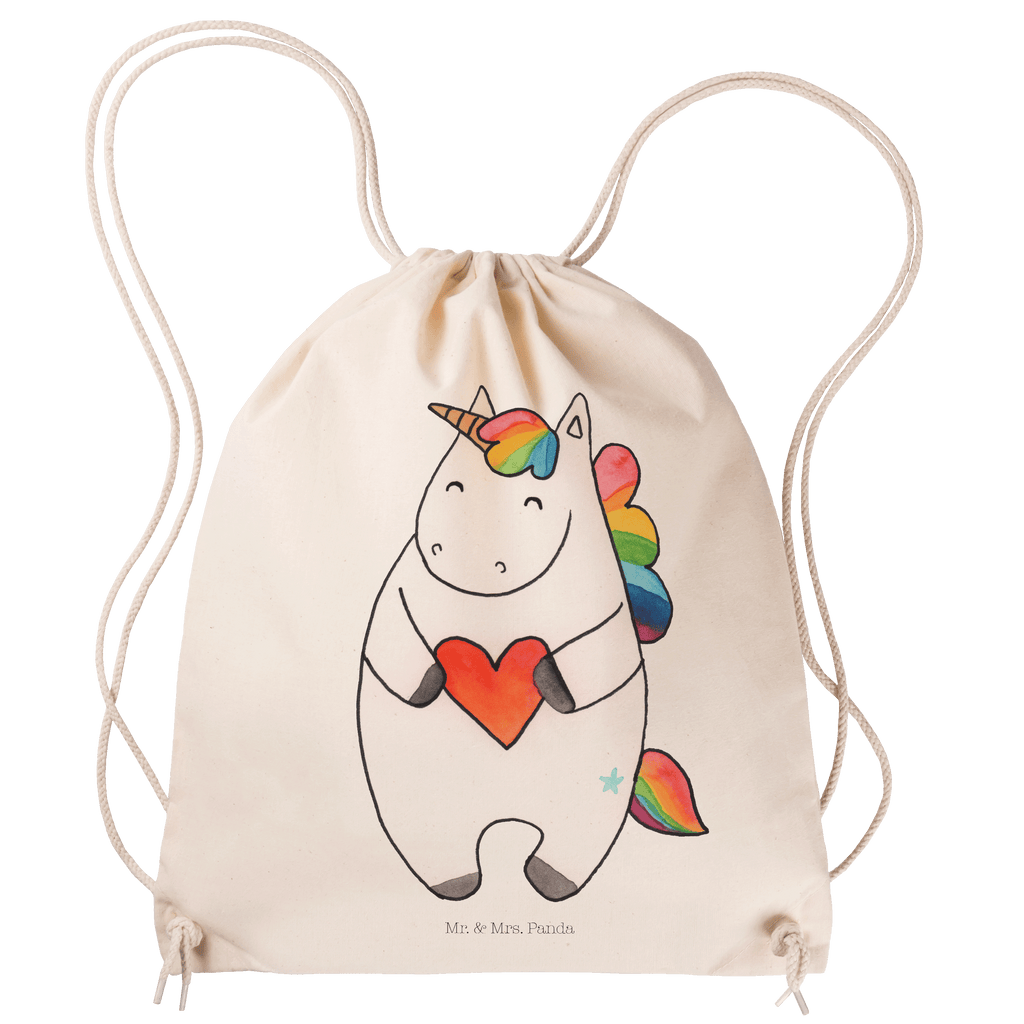 Sportbeutel Einhorn Herz Turnbeutel, Beutel, Sporttasche, Tasche, Stoffbeutel, Einhorn, Einhörner, Einhorn Deko, Pegasus, Unicorn, Herz, schlimm, böse, witzig, lustig, Freundin, anders, bunt