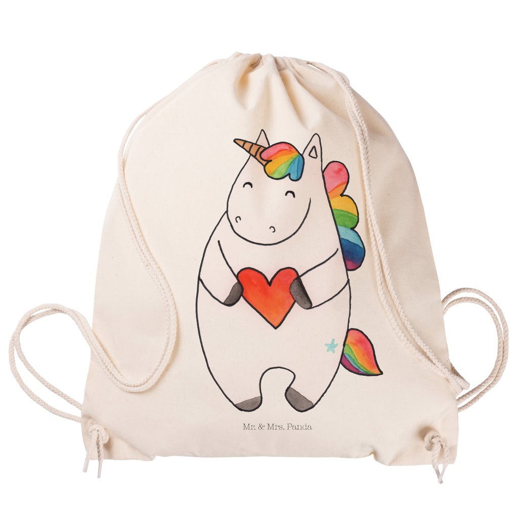 Sportbeutel Einhorn Herz Turnbeutel, Beutel, Sporttasche, Tasche, Stoffbeutel, Einhorn, Einhörner, Einhorn Deko, Pegasus, Unicorn, Herz, schlimm, böse, witzig, lustig, Freundin, anders, bunt