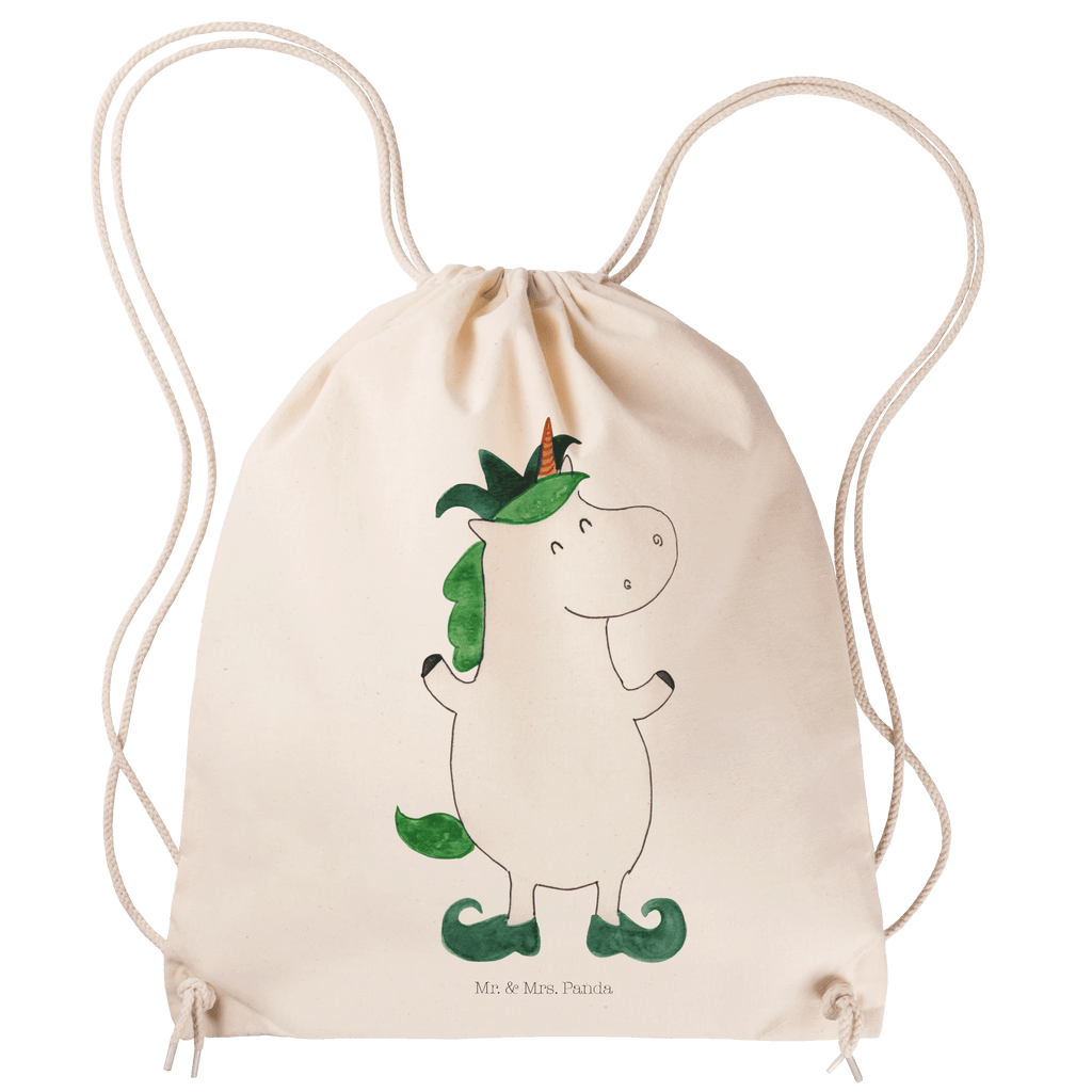 Sportbeutel Einhorn Joker Turnbeutel, Beutel, Sporttasche, Tasche, Stoffbeutel, Einhorn, Einhörner, Einhorn Deko, Pegasus, Unicorn, Hofnarr, Kasper, Gaukler, Mittelalter