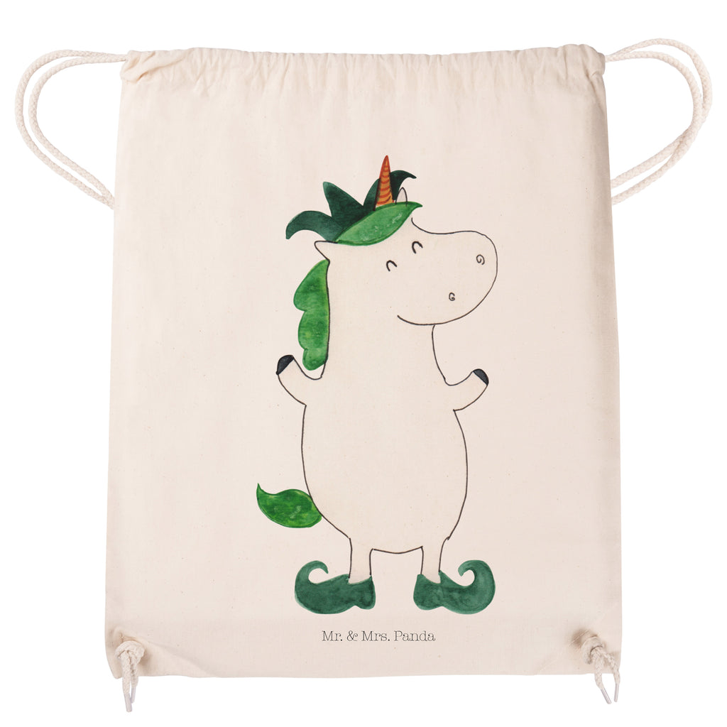 Sportbeutel Einhorn Joker Turnbeutel, Beutel, Sporttasche, Tasche, Stoffbeutel, Einhorn, Einhörner, Einhorn Deko, Pegasus, Unicorn, Hofnarr, Kasper, Gaukler, Mittelalter