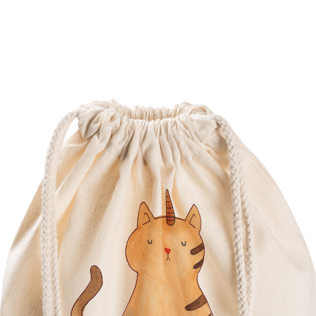 Sportbeutel Einhorn Katze Turnbeutel, Beutel, Sporttasche, Tasche, Stoffbeutel, Einhorn, Einhörner, Einhorn Deko, Pegasus, Unicorn, Katzer, Mieze, Regenbogen, Glitzer, Einhornpower, Erwachsenwerden, Katze, Katzenhorn, Einhornkatze, Kittyhorn