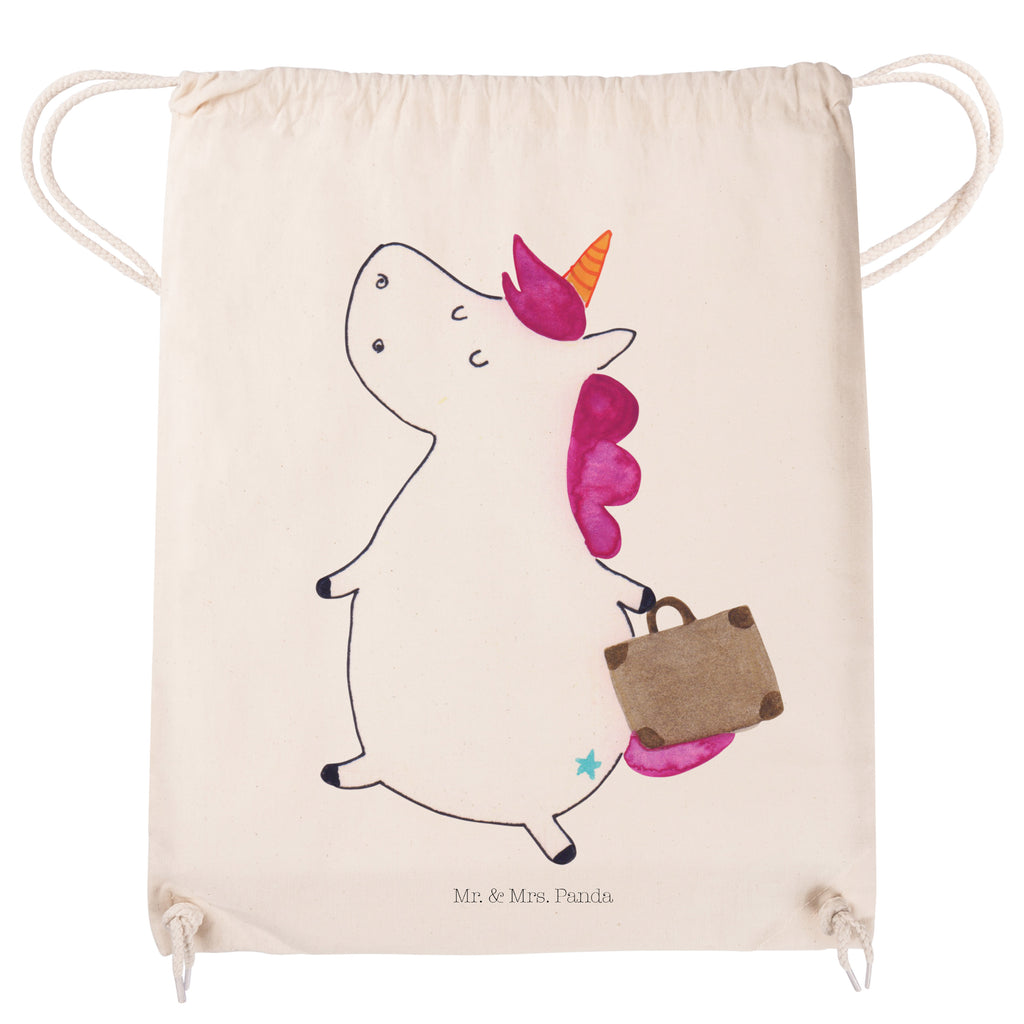 Sportbeutel Einhorn Koffer Turnbeutel, Beutel, Sporttasche, Tasche, Stoffbeutel, Einhorn, Einhörner, Einhorn Deko, Pegasus, Unicorn, unicorn, Koffer, Verreisen, Reise, Gepäck, Abenteuer, Erwachsen, Kind, albern, Spaß, lustig, witzig