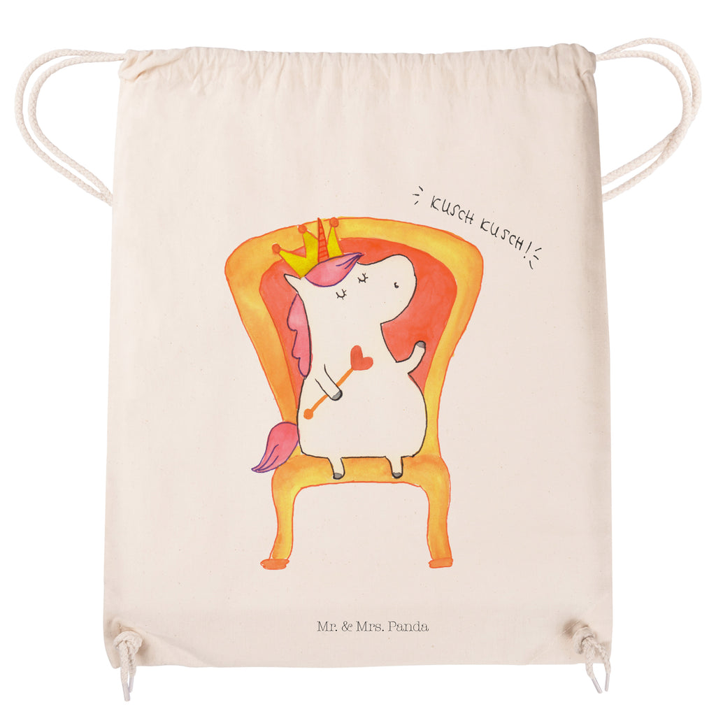 Sportbeutel Einhorn König Turnbeutel, Beutel, Sporttasche, Tasche, Stoffbeutel, Einhorn, Einhörner, Einhorn Deko, Pegasus, Unicorn, König, Präsident, Bundeskanzler, Herrscher, Kaiser, Prinzessin, Krone