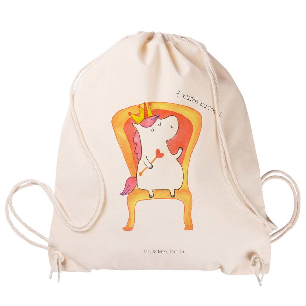 Sportbeutel Einhorn König Turnbeutel, Beutel, Sporttasche, Tasche, Stoffbeutel, Einhorn, Einhörner, Einhorn Deko, Pegasus, Unicorn, König, Präsident, Bundeskanzler, Herrscher, Kaiser, Prinzessin, Krone