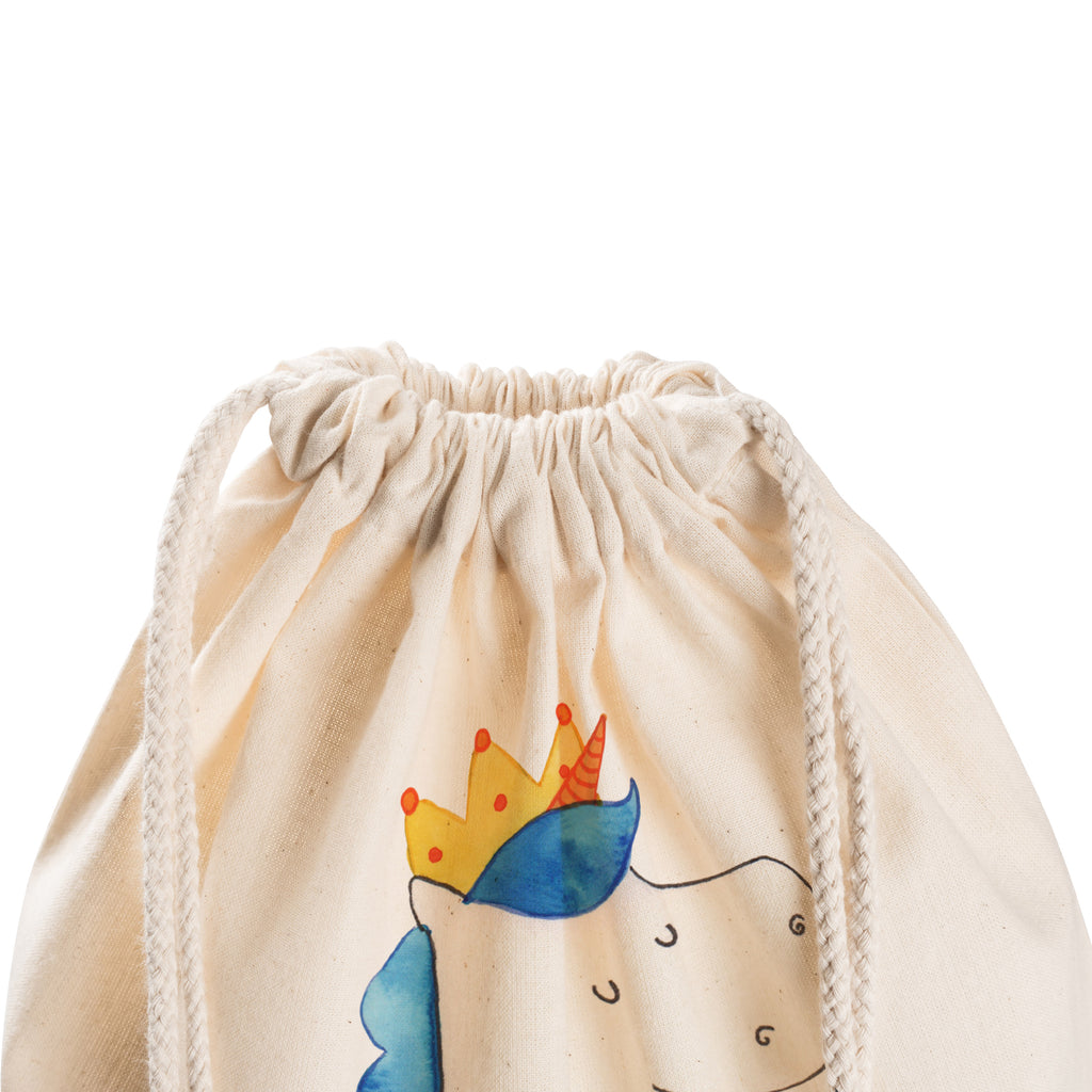 Sportbeutel Einhorn König mit Schwert Turnbeutel, Beutel, Sporttasche, Tasche, Stoffbeutel, Einhorn, Einhörner, Einhorn Deko, Pegasus, Unicorn, König, Ritter, Mittelalter