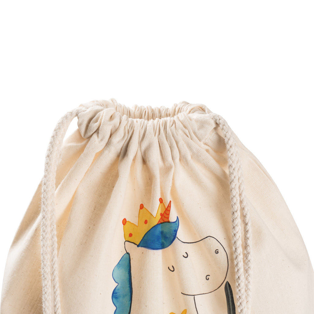 Sportbeutel Einhorn König mit Schwert Turnbeutel, Beutel, Sporttasche, Tasche, Stoffbeutel, Einhorn, Einhörner, Einhorn Deko, Pegasus, Unicorn, König, Ritter, Mittelalter