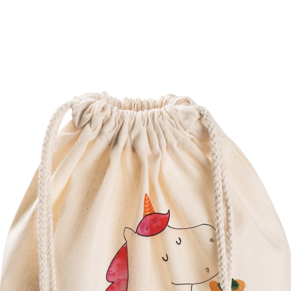 Sportbeutel Einhorn Küchenfee Turnbeutel, Beutel, Sporttasche, Tasche, Stoffbeutel, Einhorn, Einhörner, Einhorn Deko, Pegasus, Unicorn, backen, Muffin, Motivation, Träumer, träumen, Bäckerin, Hobbykoch, Koch, Torte, Kuchen