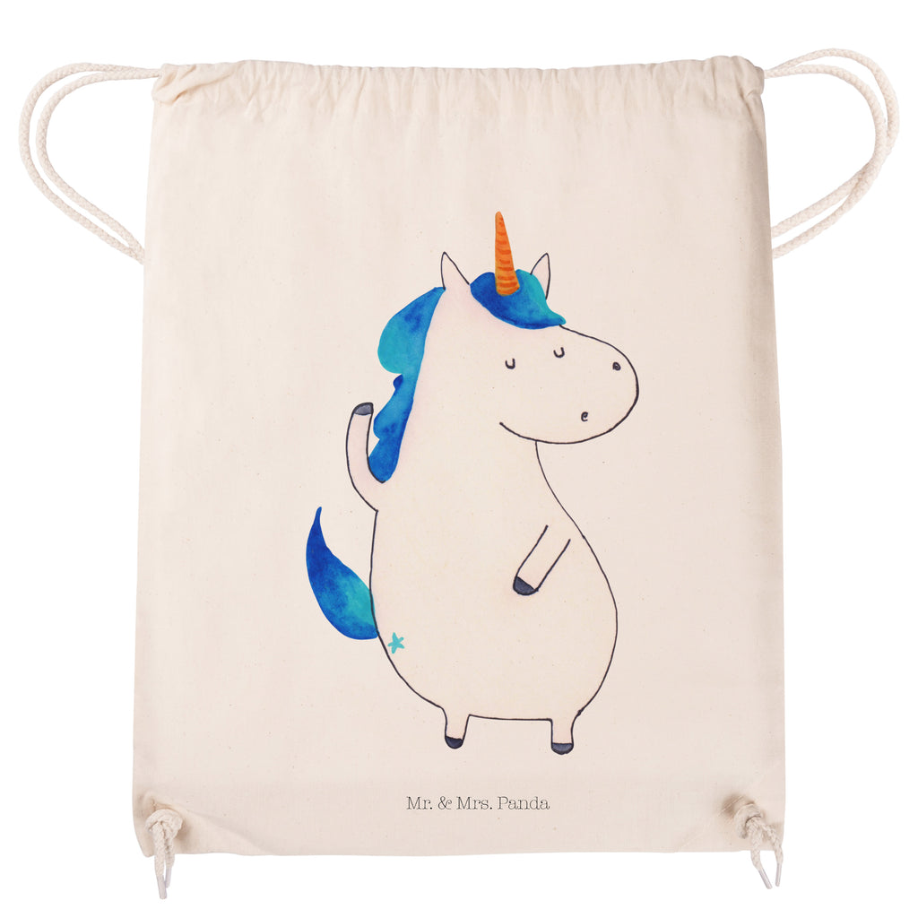 Sportbeutel Einhorn Mann Turnbeutel, Beutel, Sporttasche, Tasche, Stoffbeutel, Einhorn, Einhörner, Einhorn Deko, Pegasus, Unicorn, cool, Mann, Freundin, Familie, bester Freund, BFF, Party, hübsch, beste