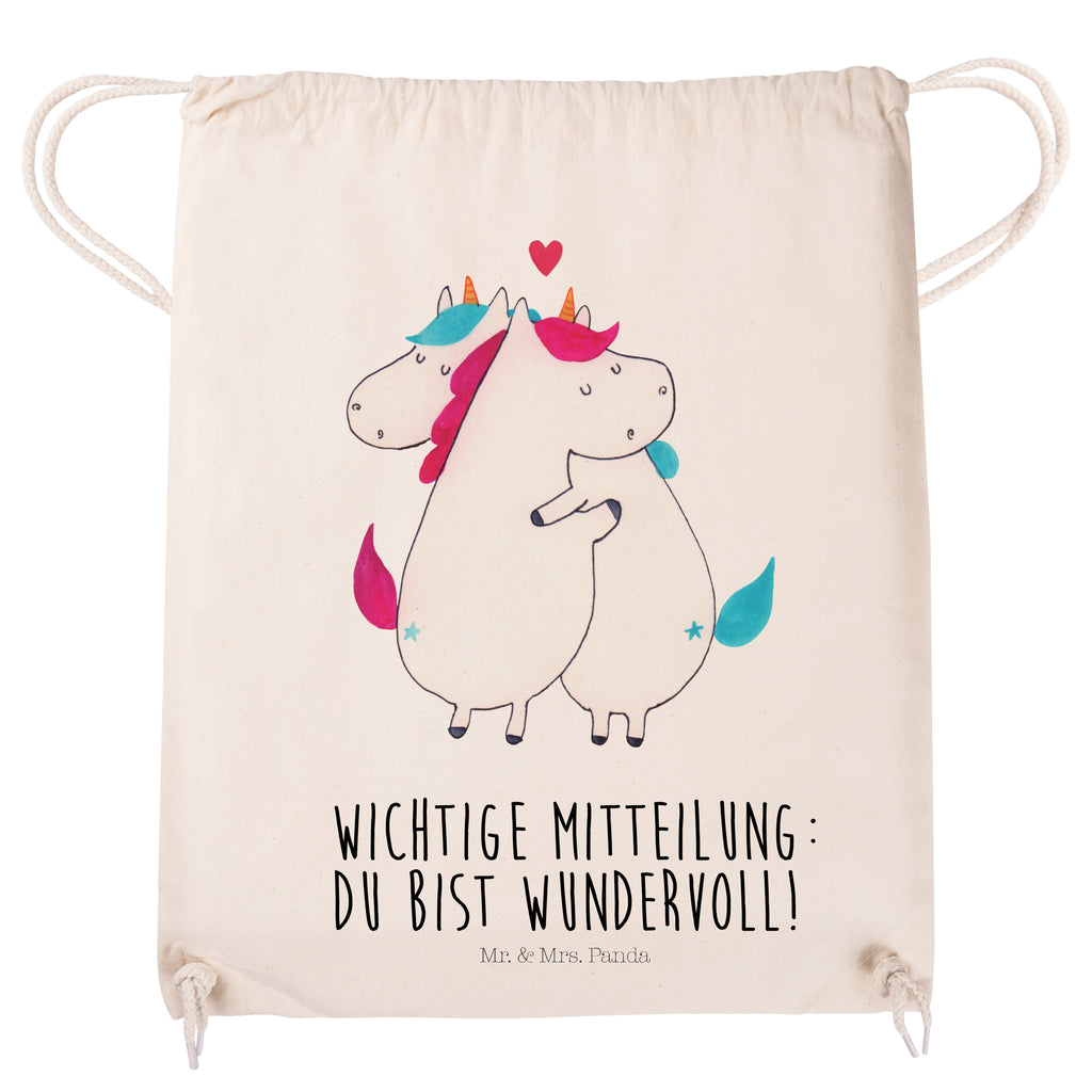 Sportbeutel Einhorn Mitteilung Turnbeutel, Beutel, Sporttasche, Tasche, Stoffbeutel, Einhorn, Einhörner, Einhorn Deko, Pegasus, Unicorn, Valentinstag, Valentine, Liebe, Geschenk, Partner, Ehe, lustig, witzig, Spruch