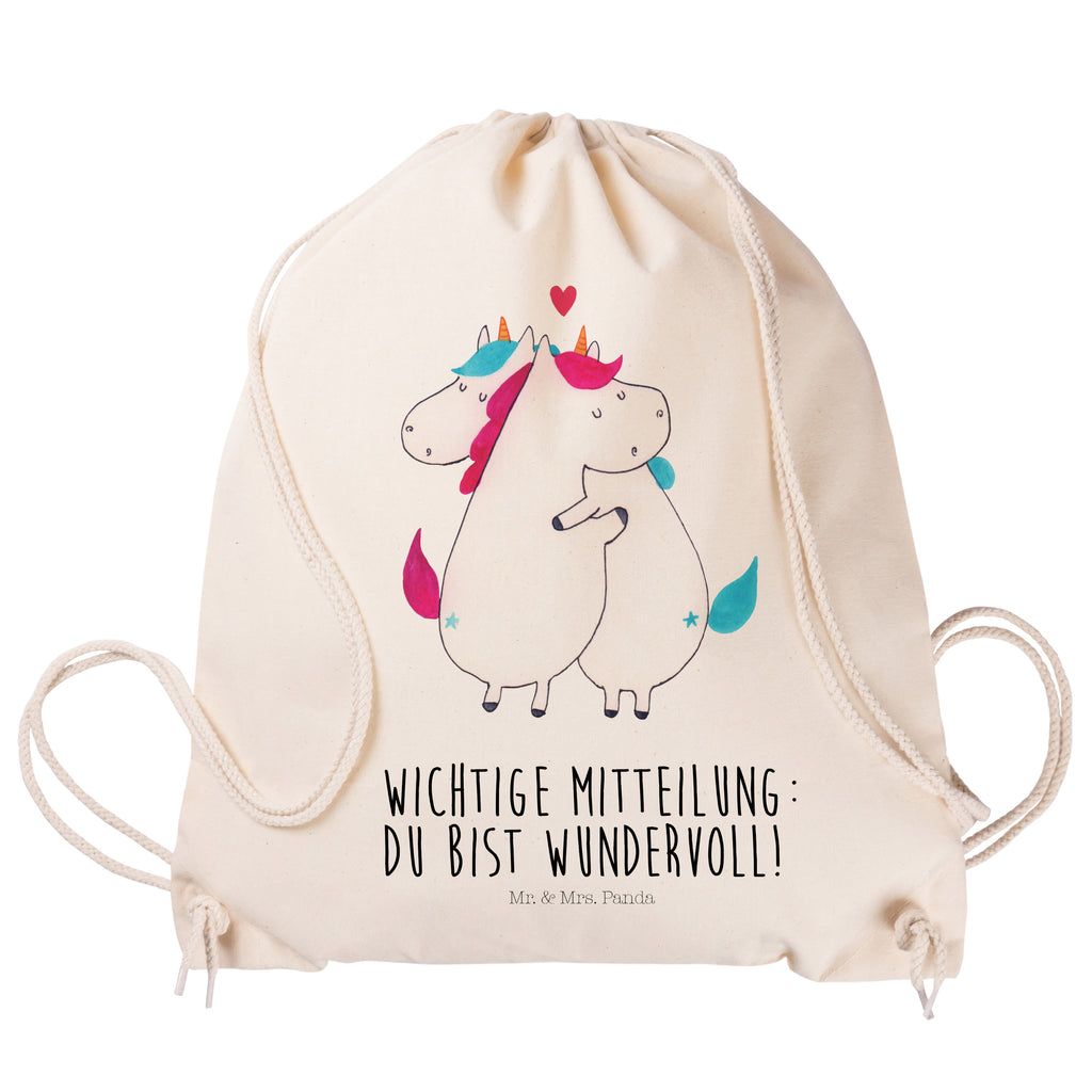 Sportbeutel Einhorn Mitteilung Turnbeutel, Beutel, Sporttasche, Tasche, Stoffbeutel, Einhorn, Einhörner, Einhorn Deko, Pegasus, Unicorn, Valentinstag, Valentine, Liebe, Geschenk, Partner, Ehe, lustig, witzig, Spruch