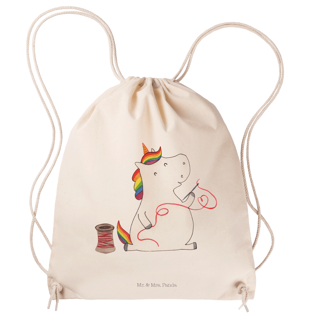 Sportbeutel Einhorn Näherin Turnbeutel, Beutel, Sporttasche, Tasche, Stoffbeutel, Einhorn, Einhörner, Einhorn Deko, Pegasus, Unicorn, Näherin, nähen, Mädchen, Freundin, Häkeln, Stricken, basteln, Nähzimmer