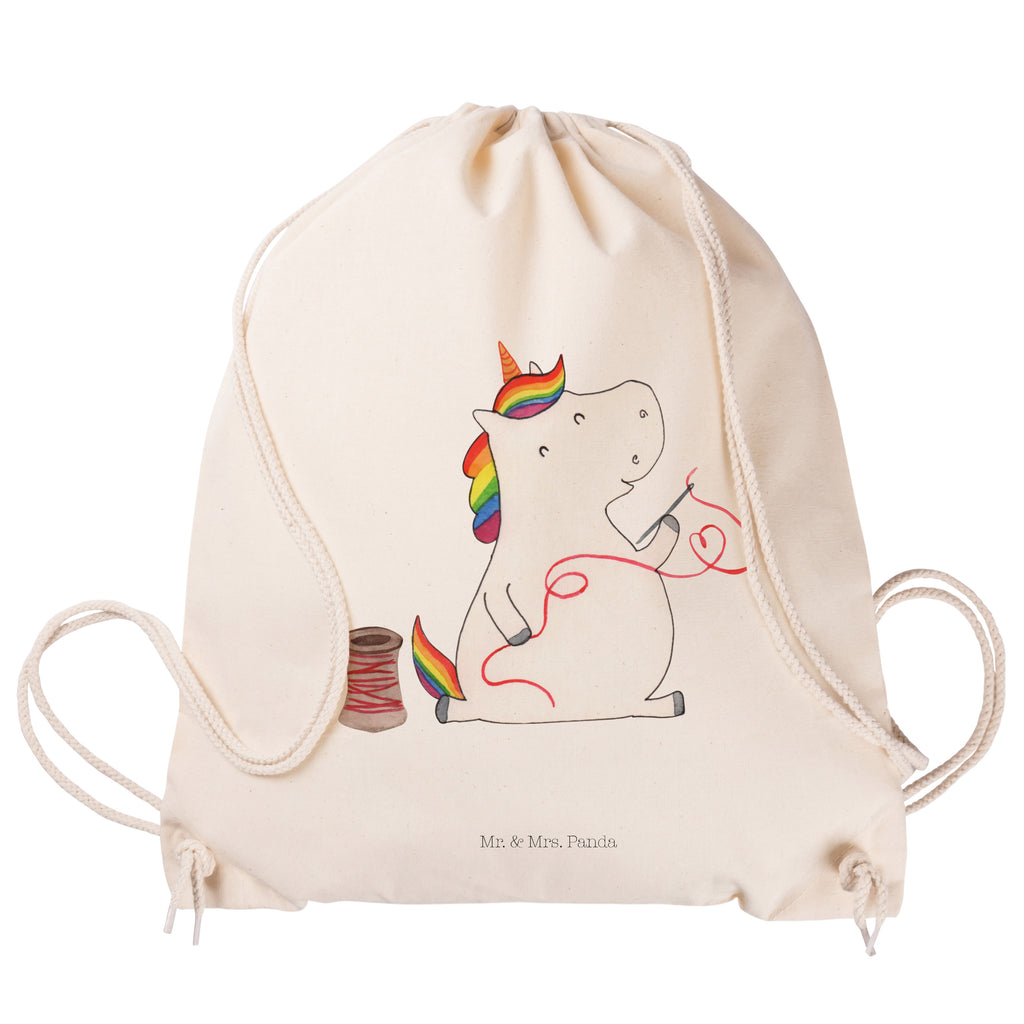 Sportbeutel Einhorn Näherin Turnbeutel, Beutel, Sporttasche, Tasche, Stoffbeutel, Einhorn, Einhörner, Einhorn Deko, Pegasus, Unicorn, Näherin, nähen, Mädchen, Freundin, Häkeln, Stricken, basteln, Nähzimmer