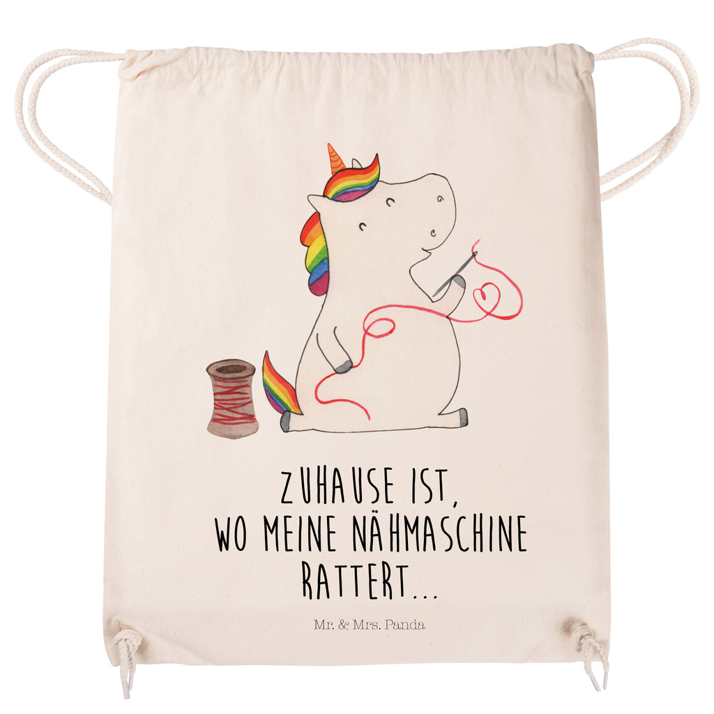 Sportbeutel Einhorn Näherin Turnbeutel, Beutel, Sporttasche, Tasche, Stoffbeutel, Einhorn, Einhörner, Einhorn Deko, Pegasus, Unicorn, Näherin, nähen, Mädchen, Freundin, Häkeln, Stricken, basteln, Nähzimmer
