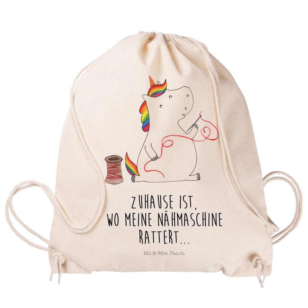 Sportbeutel Einhorn Näherin Turnbeutel, Beutel, Sporttasche, Tasche, Stoffbeutel, Einhorn, Einhörner, Einhorn Deko, Pegasus, Unicorn, Näherin, nähen, Mädchen, Freundin, Häkeln, Stricken, basteln, Nähzimmer