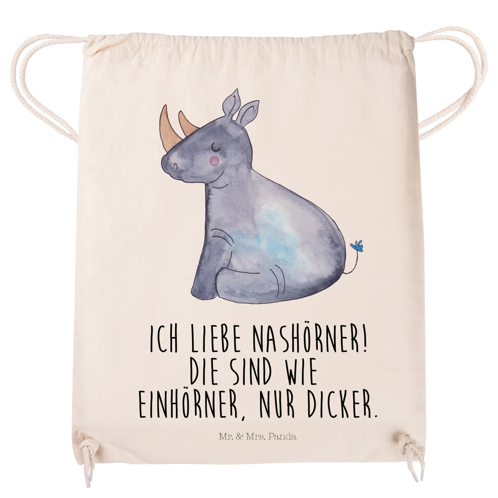 Sportbeutel Einhorn Nashorn Turnbeutel, Beutel, Sporttasche, Tasche, Stoffbeutel, Einhorn, Einhörner, Einhorn Deko, Pegasus, Unicorn, Regenbogen, witzig, lustig, Zoo, Glitzer, Einhornpower, Erwachsenwerden, Nashorn, Nashörner