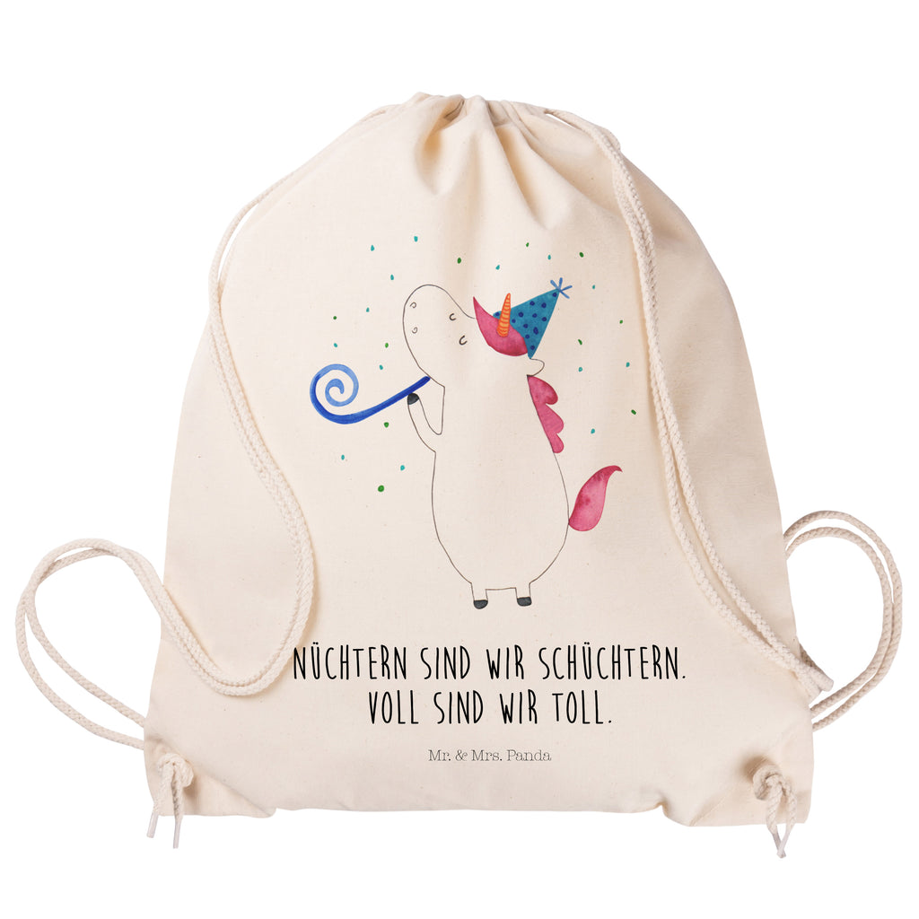 Sportbeutel Einhorn Party Turnbeutel, Beutel, Sporttasche, Tasche, Stoffbeutel, Einhorn, Einhörner, Einhorn Deko, Pegasus, Unicorn, Glitzer, Konfetti, Party, Geburtstag, Feier, Fest, Alkohol, Disco, Club