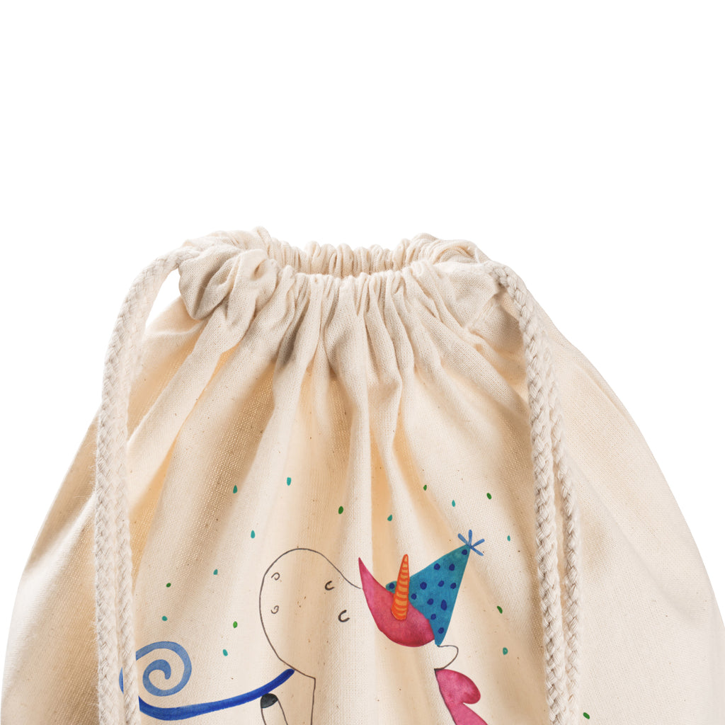 Sportbeutel Einhorn Party Turnbeutel, Beutel, Sporttasche, Tasche, Stoffbeutel, Einhorn, Einhörner, Einhorn Deko, Pegasus, Unicorn, Glitzer, Konfetti, Party, Geburtstag, Feier, Fest, Alkohol, Disco, Club