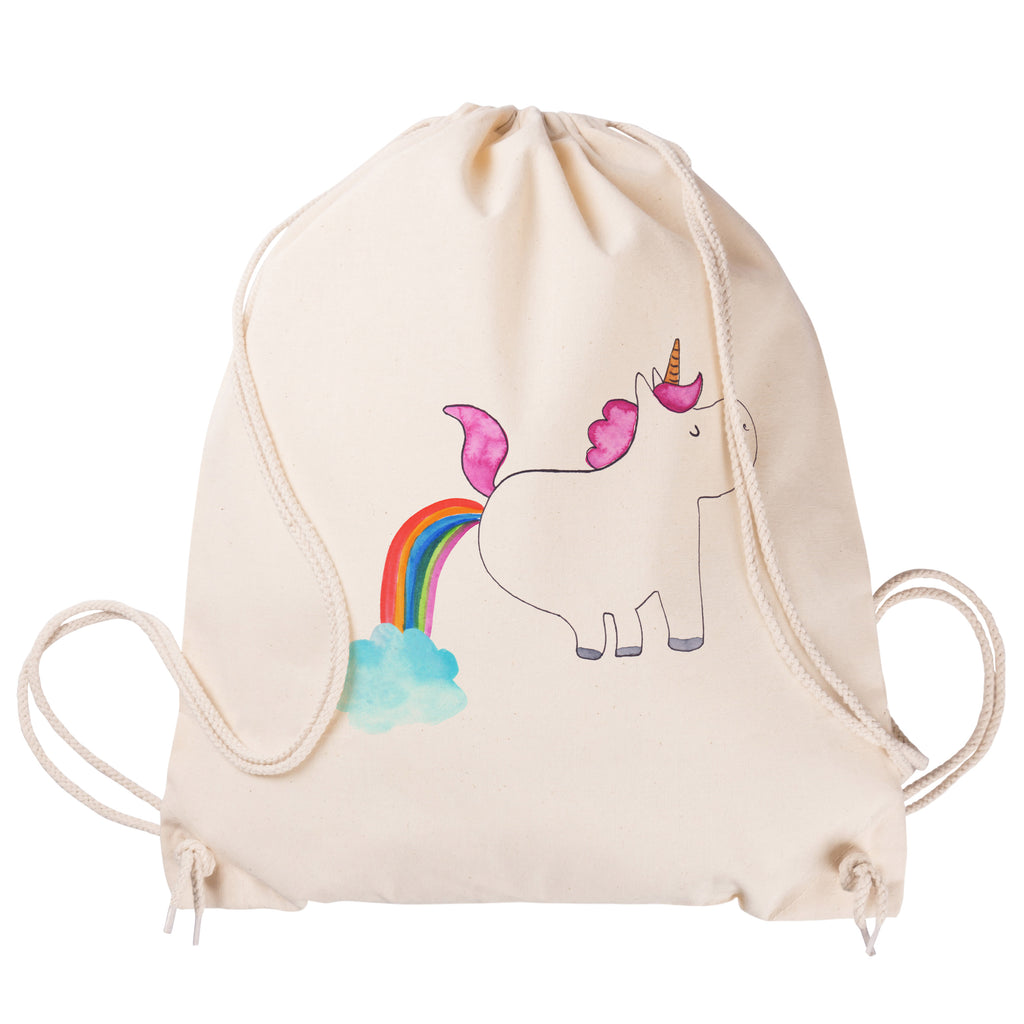 Sportbeutel Einhorn Pupsend Turnbeutel, Beutel, Sporttasche, Tasche, Stoffbeutel, Einhorn, Einhörner, Einhorn Deko, Pegasus, Unicorn, Pups, Regenbogen, Glitzer, Einhornpower, Erwachsenwerden, Spaß, lustig, Freundin