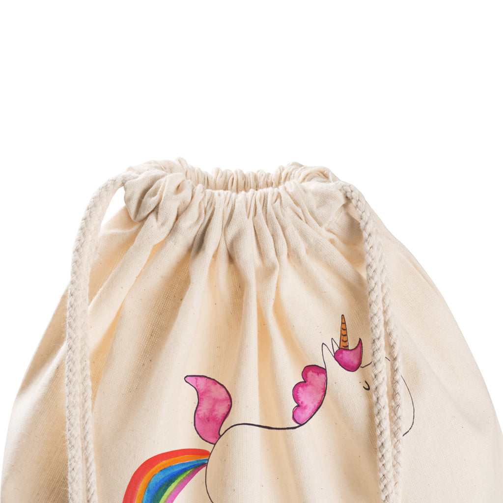 Sportbeutel Einhorn Pupsend Turnbeutel, Beutel, Sporttasche, Tasche, Stoffbeutel, Einhorn, Einhörner, Einhorn Deko, Pegasus, Unicorn, Pups, Regenbogen, Glitzer, Einhornpower, Erwachsenwerden, Spaß, lustig, Freundin