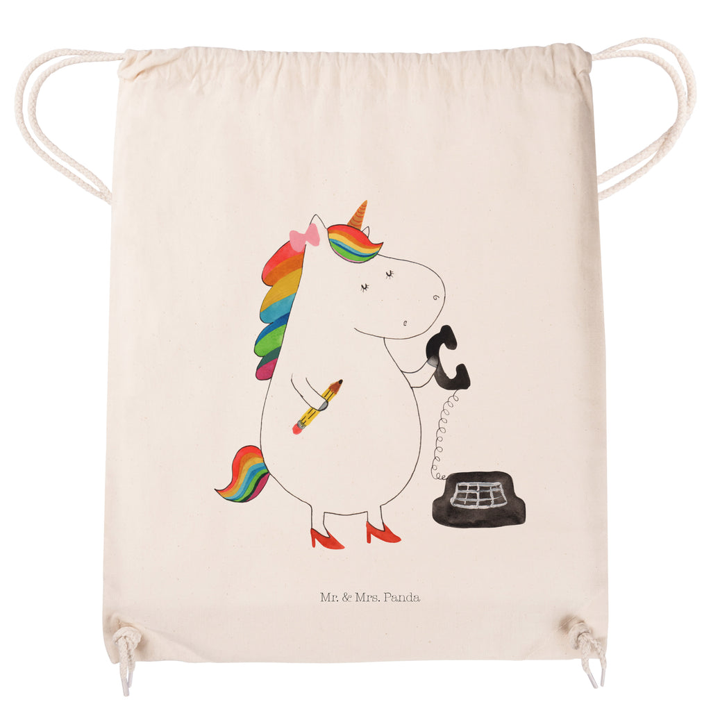 Sportbeutel Einhorn Sekretärin Turnbeutel, Beutel, Sporttasche, Tasche, Stoffbeutel, Einhorn, Einhörner, Einhorn Deko, Pegasus, Unicorn, Sekretärin, Büro, Rechtsanwältin, Rechtsanwaltsgehilfin, Steuerbüro, Steuerkanzlei, Bürokraft, Bürohilfe