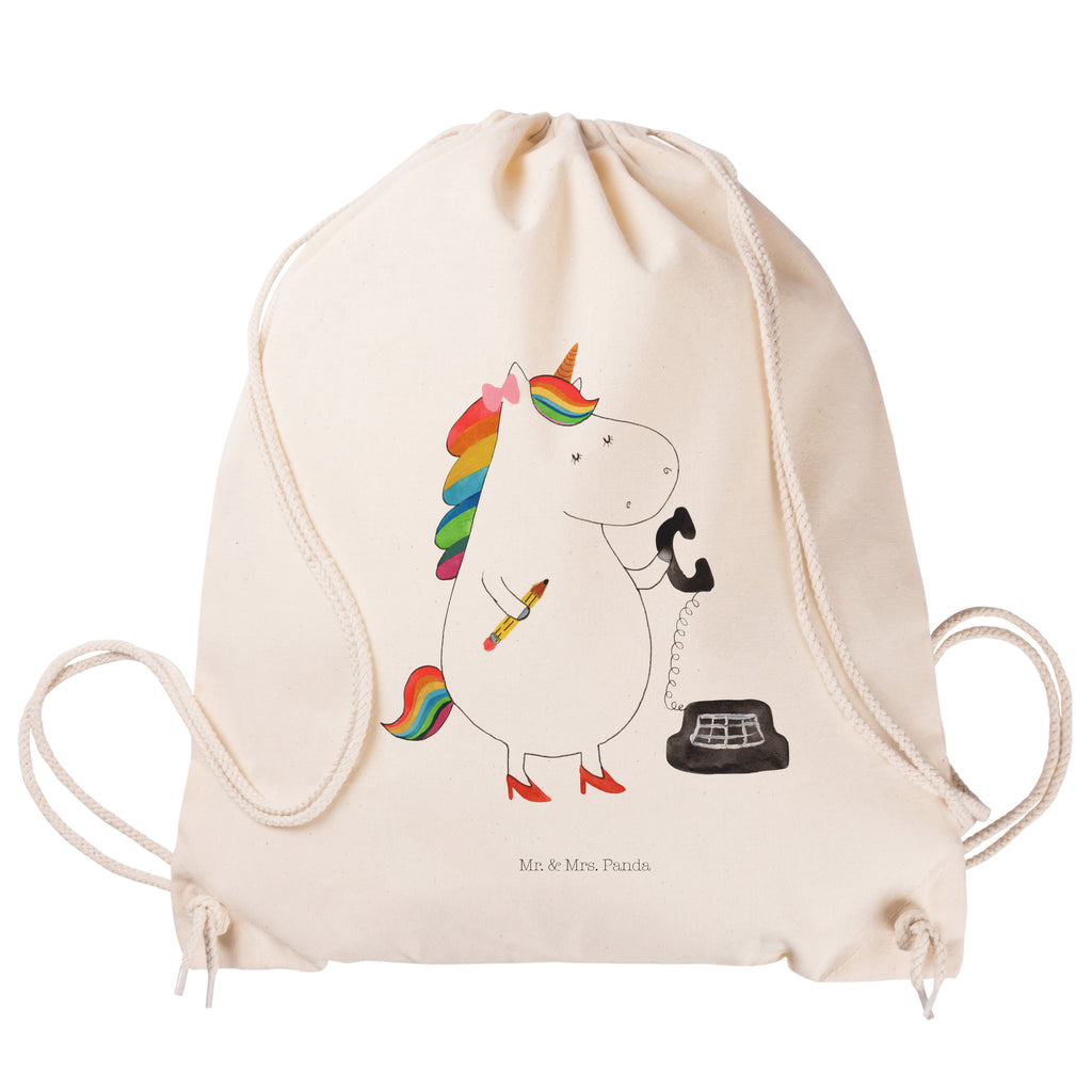 Sportbeutel Einhorn Sekretärin Turnbeutel, Beutel, Sporttasche, Tasche, Stoffbeutel, Einhorn, Einhörner, Einhorn Deko, Pegasus, Unicorn, Sekretärin, Büro, Rechtsanwältin, Rechtsanwaltsgehilfin, Steuerbüro, Steuerkanzlei, Bürokraft, Bürohilfe