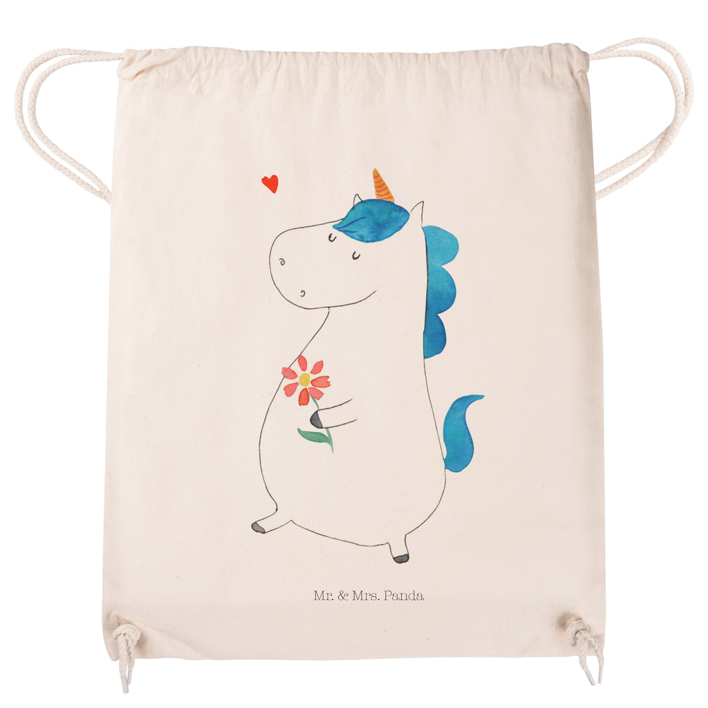 Sportbeutel Einhorn Spaziergang Turnbeutel, Beutel, Sporttasche, Tasche, Stoffbeutel, Einhorn, Einhörner, Einhorn Deko, Pegasus, Unicorn, Glitzer, Blumen, Spaziergang, Motivation, Gute Laune, Freude, Freundin, Mutter, Schwester