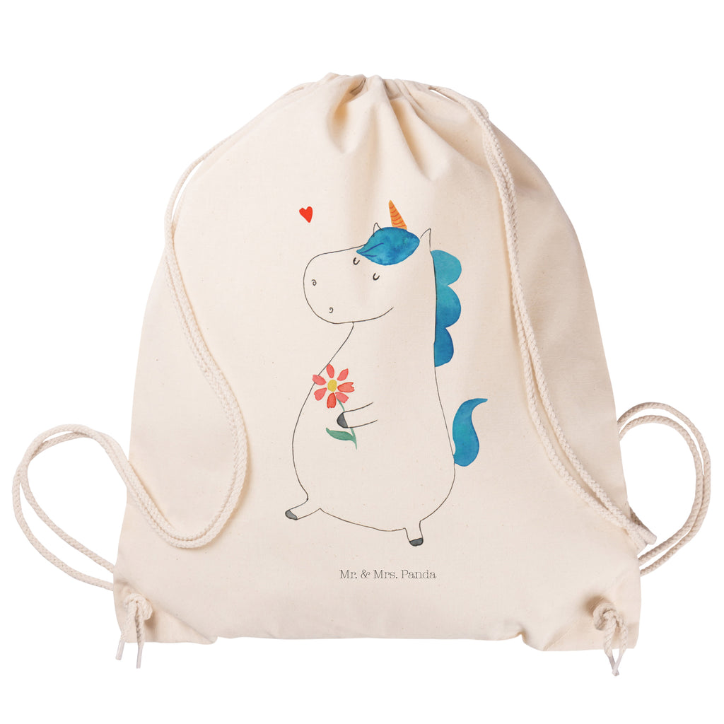 Sportbeutel Einhorn Spaziergang Turnbeutel, Beutel, Sporttasche, Tasche, Stoffbeutel, Einhorn, Einhörner, Einhorn Deko, Pegasus, Unicorn, Glitzer, Blumen, Spaziergang, Motivation, Gute Laune, Freude, Freundin, Mutter, Schwester