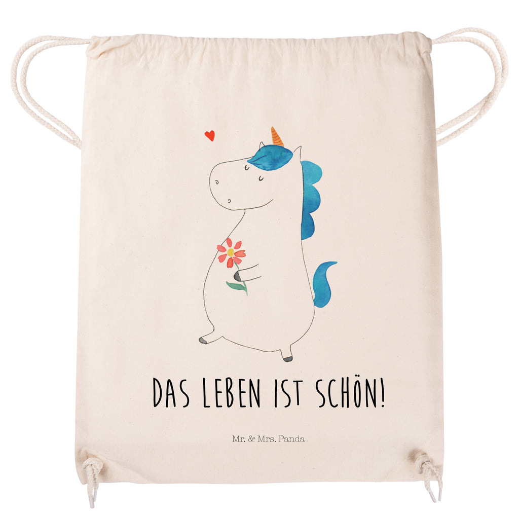 Sportbeutel Einhorn Spaziergang Turnbeutel, Beutel, Sporttasche, Tasche, Stoffbeutel, Einhorn, Einhörner, Einhorn Deko, Pegasus, Unicorn, Glitzer, Blumen, Spaziergang, Motivation, Gute Laune, Freude, Freundin, Mutter, Schwester