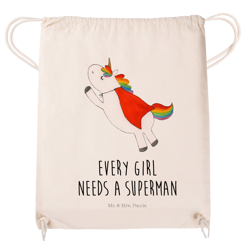 Sportbeutel Einhorn Super Turnbeutel, Beutel, Sporttasche, Tasche, Stoffbeutel, Einhorn, Einhörner, Einhorn Deko, Pegasus, Unicorn, Traummann, Superheld, Held, Freundin, Geschenk, Girl, Mädchen