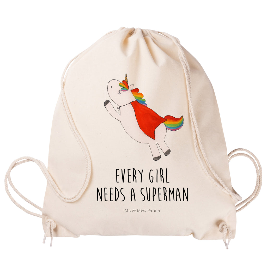 Sportbeutel Einhorn Super Turnbeutel, Beutel, Sporttasche, Tasche, Stoffbeutel, Einhorn, Einhörner, Einhorn Deko, Pegasus, Unicorn, Traummann, Superheld, Held, Freundin, Geschenk, Girl, Mädchen
