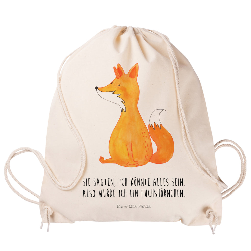 Sportbeutel Fuchshörnchen Wunsch Turnbeutel, Beutel, Sporttasche, Tasche, Stoffbeutel, Einhorn, Einhörner, Einhorn Deko, Pegasus, Unicorn, Fuchs, Unicorns, Fuchshörnchen, Fuchshorn, Foxycorn, Füchse