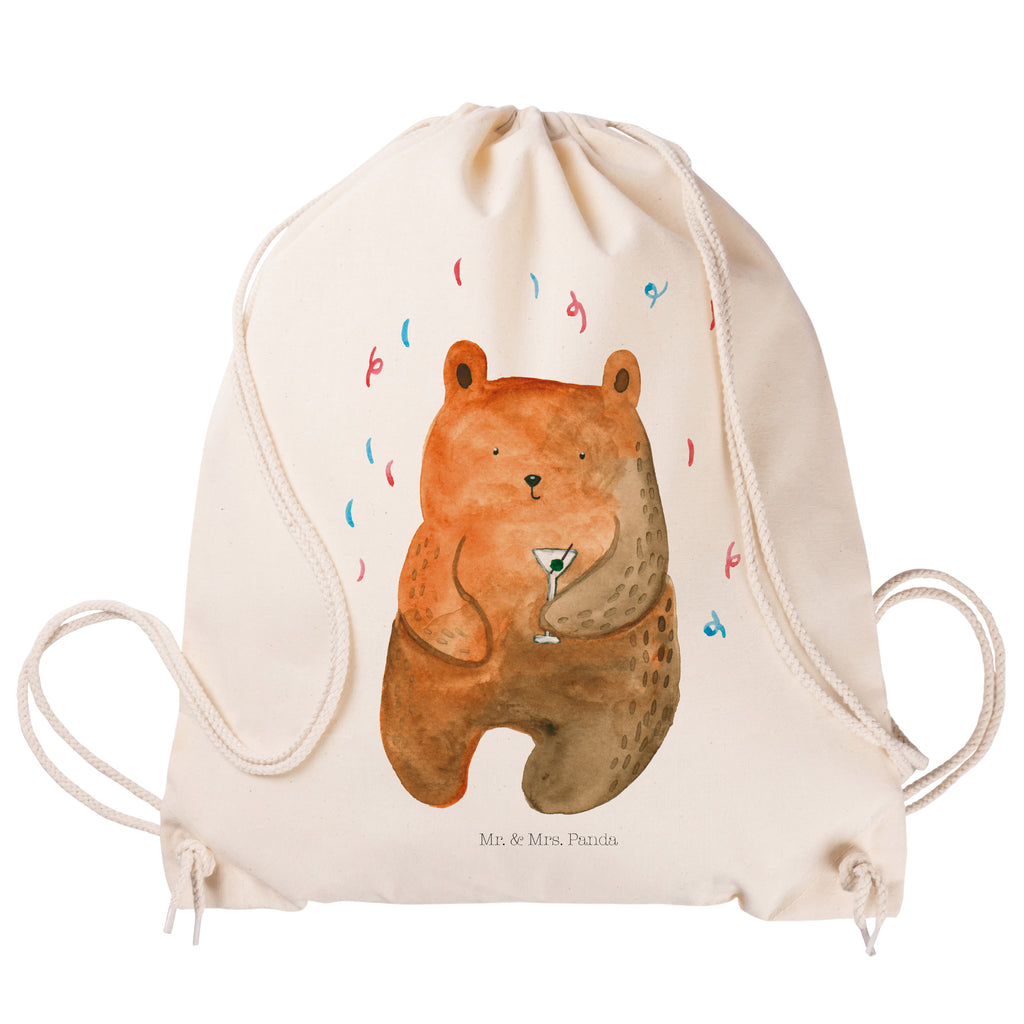 Sportbeutel Bär Party Turnbeutel, Beutel, Sporttasche, Tasche, Stoffbeutel, Bär, Teddy, Teddybär, Geburtstag, Geburtstagsgeschenk, Geschenk, Party, Feiern, Abfeiern, Mitbringsel, Gute Laune, Lustig