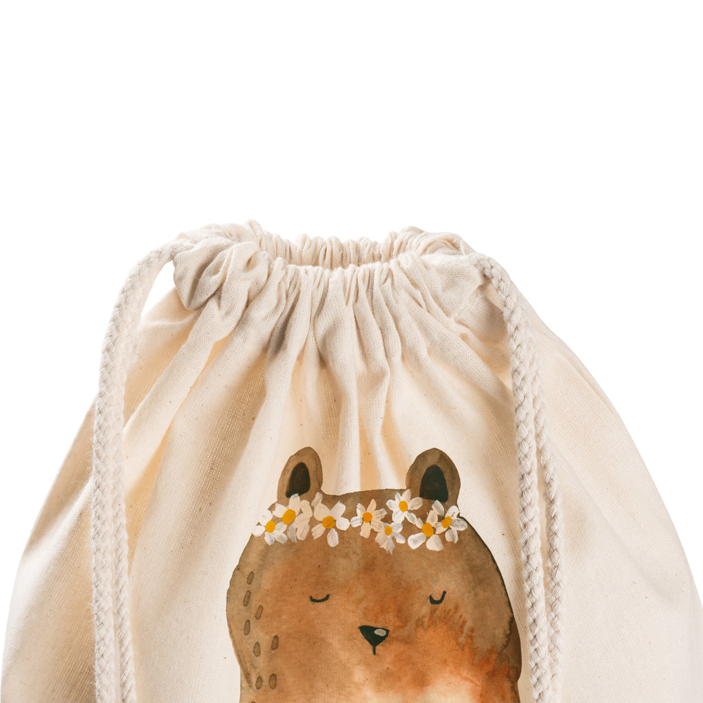 Sportbeutel Kommunion-Bär Turnbeutel, Beutel, Sporttasche, Tasche, Stoffbeutel, Bär, Teddy, Teddybär, Kommunion, Gottes Segen, Taufkerze, katholisch