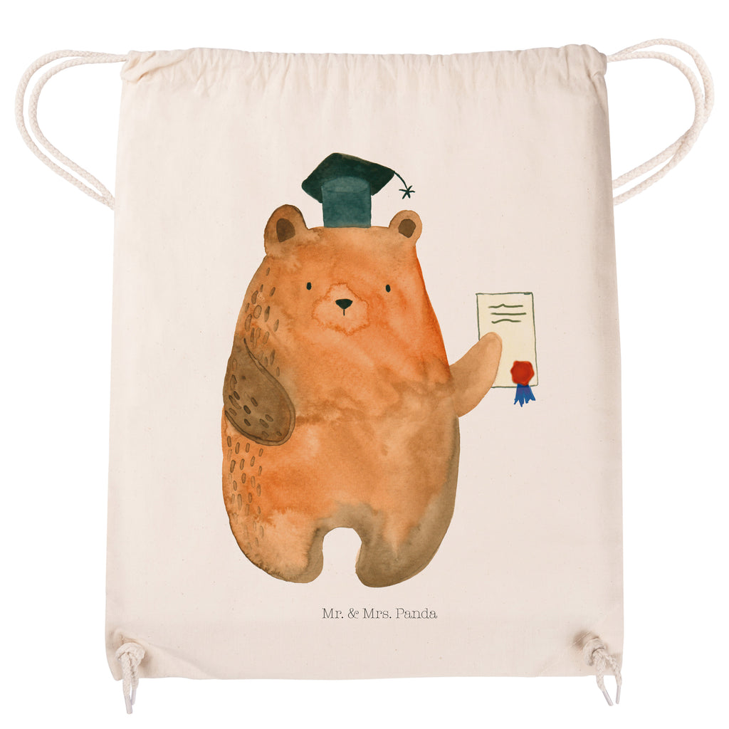 Sportbeutel Prüfungsbär Turnbeutel, Beutel, Sporttasche, Tasche, Stoffbeutel, Bär, Teddy, Teddybär, Abitur, Prüfungen, Prüfung bestanden, Abschluss, Zeugnis, Abschlusszeugnis