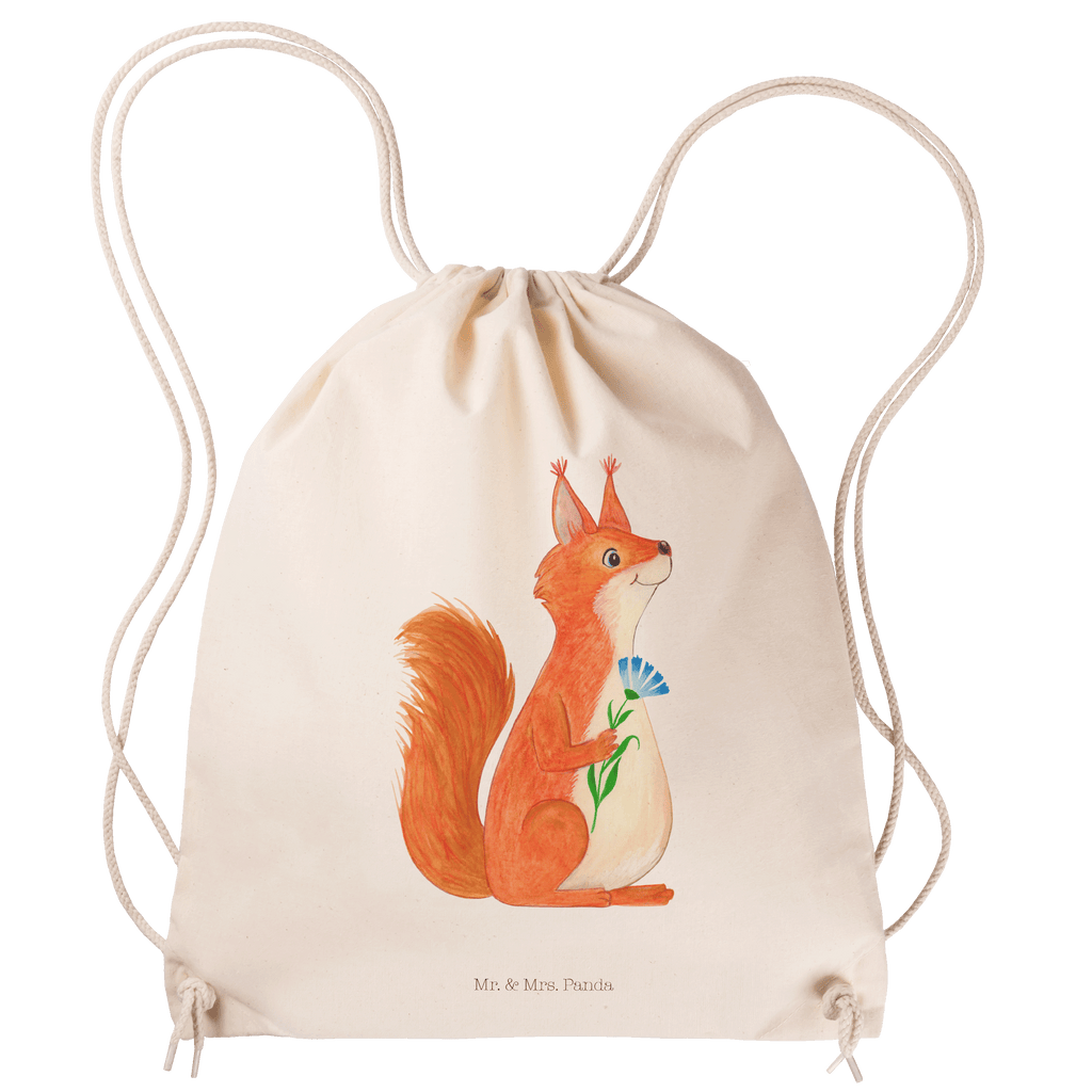 Sportbeutel Eichhörnchen Blume Turnbeutel, Beutel, Sporttasche, Tasche, Stoffbeutel, Tiermotive, Gute Laune, lustige Sprüche, Tiere, Eichhörnchen, Eichhorn, Spruch positiv, Lachen, Spaß, Motivation Sprüche, Motivation Bilder, glücklich Spruch, Spruch Deko