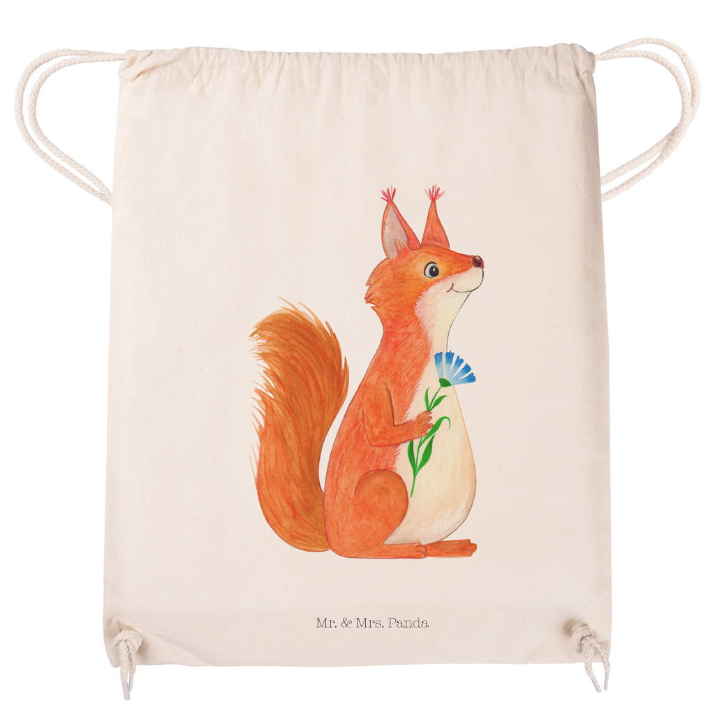 Sportbeutel Eichhörnchen Blume Turnbeutel, Beutel, Sporttasche, Tasche, Stoffbeutel, Tiermotive, Gute Laune, lustige Sprüche, Tiere, Eichhörnchen, Eichhorn, Spruch positiv, Lachen, Spaß, Motivation Sprüche, Motivation Bilder, glücklich Spruch, Spruch Deko