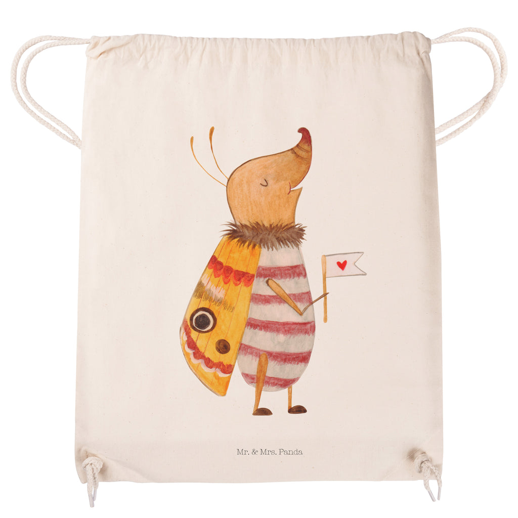 Sportbeutel Nachtfalter mit Fähnchen Turnbeutel, Beutel, Sporttasche, Tasche, Stoffbeutel, Tiermotive, Gute Laune, lustige Sprüche, Tiere, Nachtfalter, Käfer, Spruch lustig, Spruch witzig, süß, niedlich, Küche Deko, Was kostet die Welt