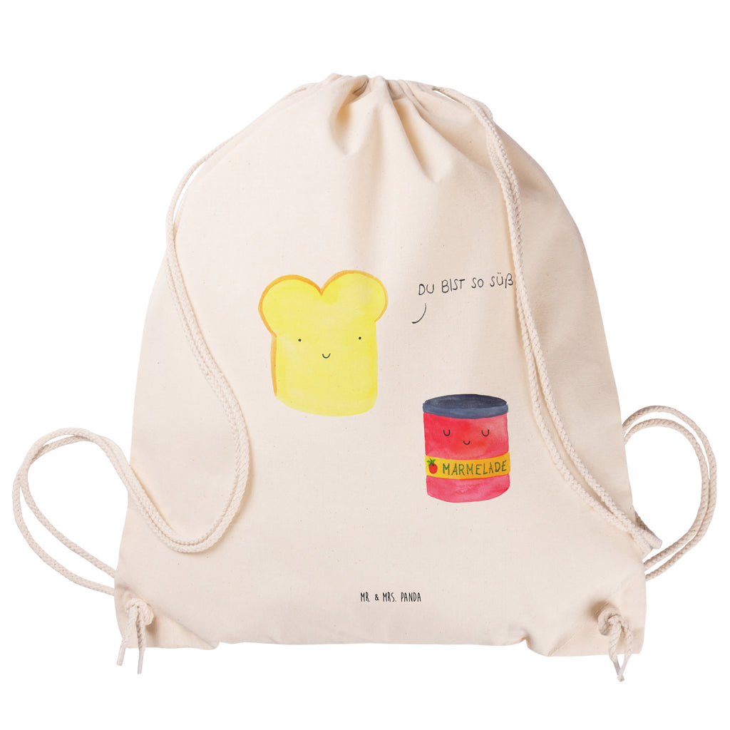 Sportbeutel Toast & Marmelade Turnbeutel, Beutel, Sporttasche, Tasche, Stoffbeutel, Tiermotive, Gute Laune, lustige Sprüche, Tiere, Toast, Marmelade, Dreamteam, süße Postkarte, süß, Küche Deko, Küche Spruch, Frühstück Einladung, Brot, Toastbrot