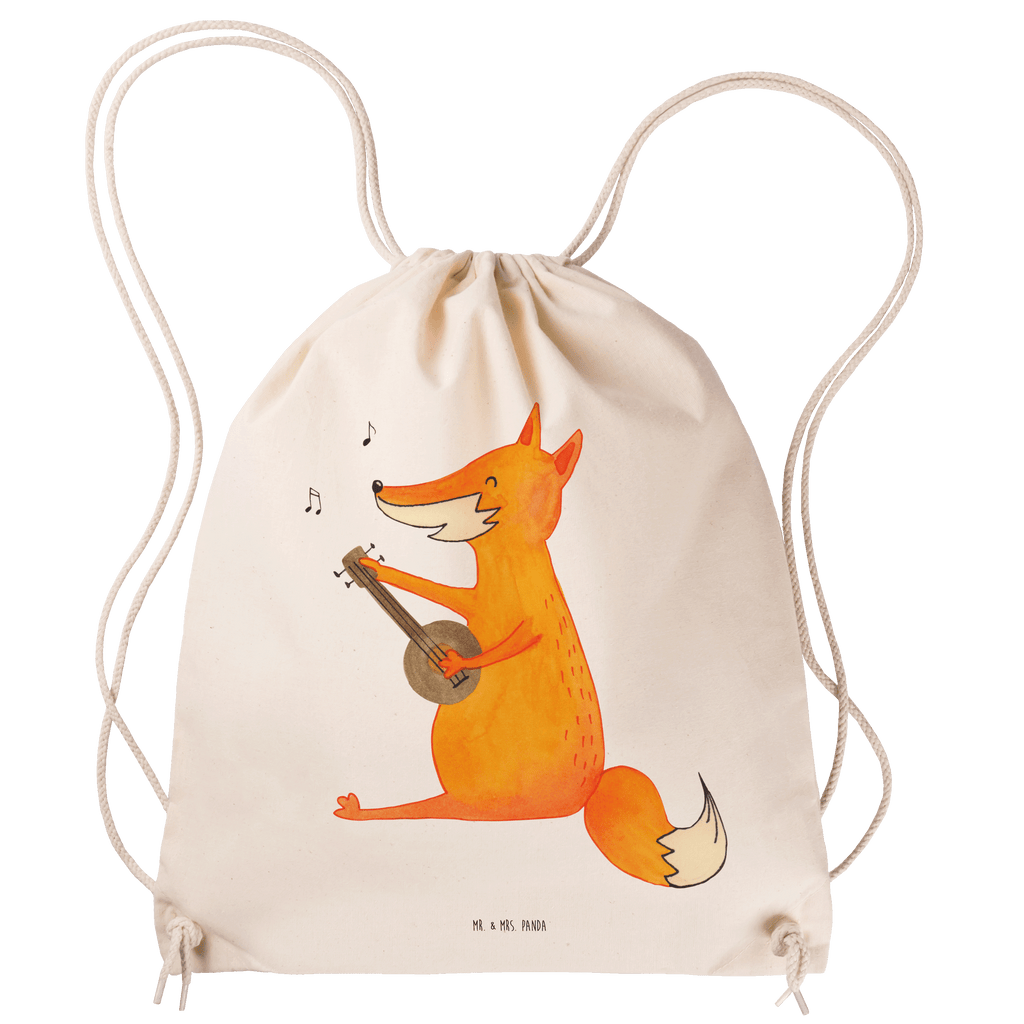 Sportbeutel Fuchs Gitarre Turnbeutel, Beutel, Sporttasche, Tasche, Stoffbeutel, Fuchs, Füchse, Geschenk Musiker, Musik Spruch, Musikerin, Sänger, Sängerin, Gitarre