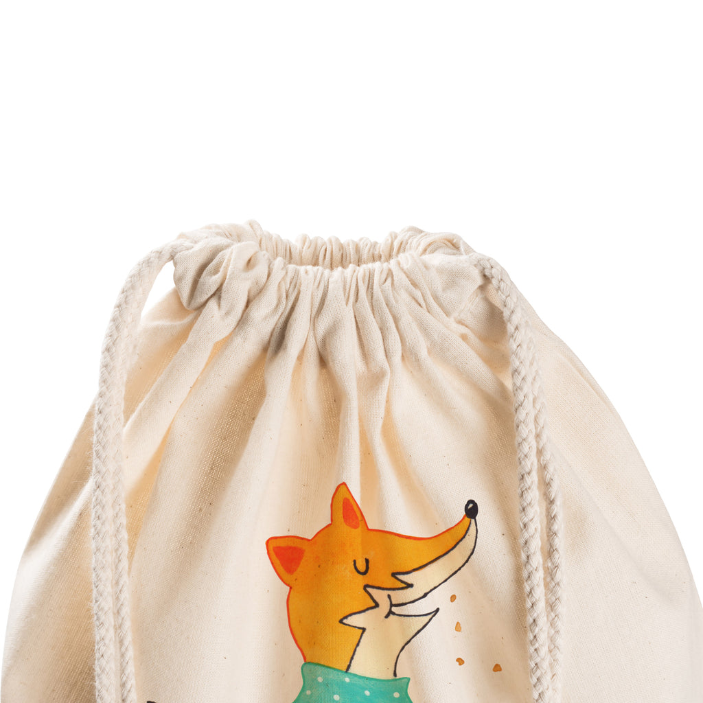 Sportbeutel Fuchs Keks Turnbeutel, Beutel, Sporttasche, Tasche, Stoffbeutel, Fuchs, Füchse, Backen Spruch, Kekse, Winter, Weihnachtszeit, Plätzchen, Liebe, Küche Deko