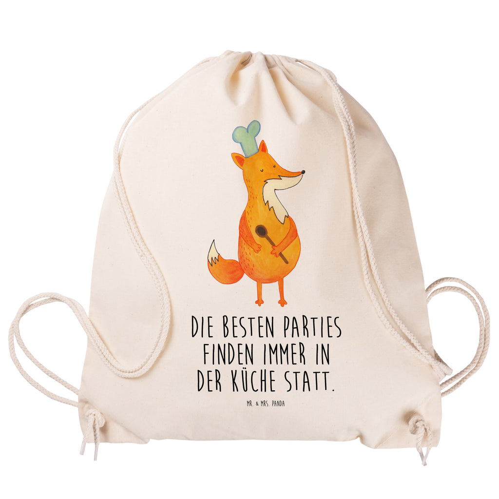 Sportbeutel Fuchs Koch Turnbeutel, Beutel, Sporttasche, Tasche, Stoffbeutel, Fuchs, Füchse, Koch Geschenk, Küche Spruch, Küche Deko, Köche, Bäcker, Party Spruch, Spruch lustig, witzig