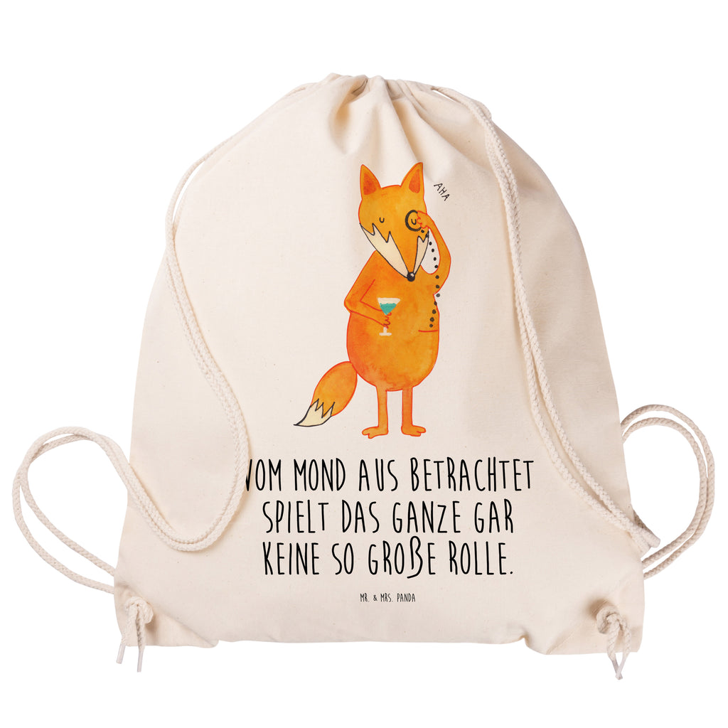 Sportbeutel Fuchs Lord Turnbeutel, Beutel, Sporttasche, Tasche, Stoffbeutel, Fuchs, Füchse, tröstende Worte, Spruch lustig, Liebeskummer Geschenk, Motivation Spruch, Problemlösung