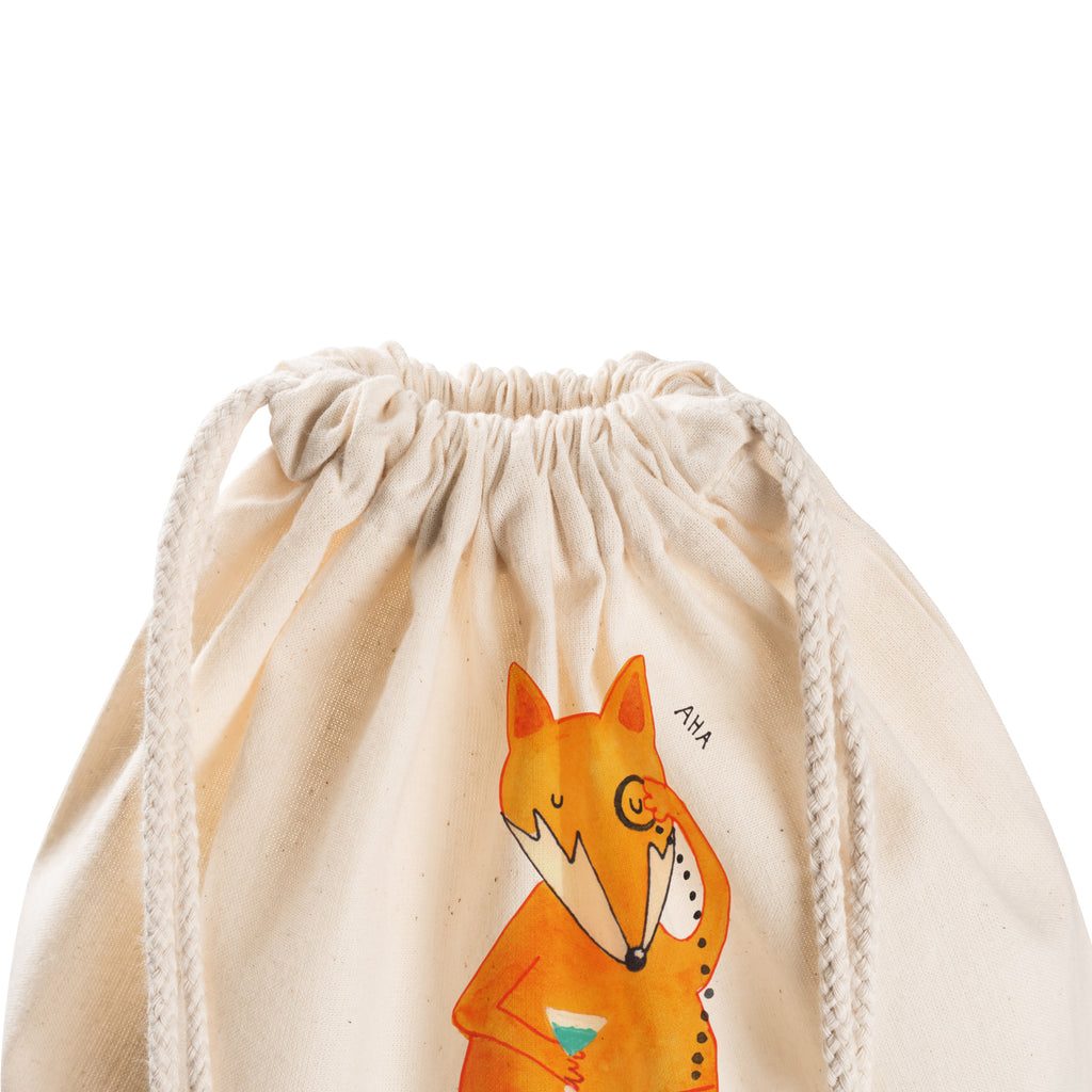 Sportbeutel Fuchs Lord Turnbeutel, Beutel, Sporttasche, Tasche, Stoffbeutel, Fuchs, Füchse, tröstende Worte, Spruch lustig, Liebeskummer Geschenk, Motivation Spruch, Problemlösung
