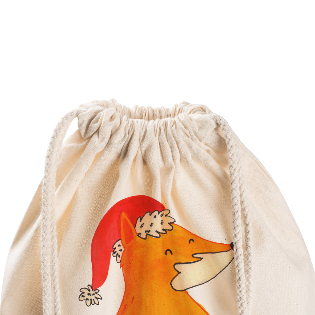 Sportbeutel Fuchs Weihnachten Turnbeutel, Beutel, Sporttasche, Tasche, Stoffbeutel, Winter, Weihnachten, Weihnachtsdeko, Nikolaus, Advent, Heiligabend, Wintermotiv, Fuchs, Füchse, Spruch schön, Geschenk Weihnachten, Weihnachtsmann, Weihnachtszeit