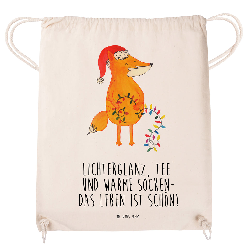 Sportbeutel Fuchs Weihnachten Turnbeutel, Beutel, Sporttasche, Tasche, Stoffbeutel, Winter, Weihnachten, Weihnachtsdeko, Nikolaus, Advent, Heiligabend, Wintermotiv, Fuchs, Füchse, Spruch schön, Geschenk Weihnachten, Weihnachtsmann, Weihnachtszeit