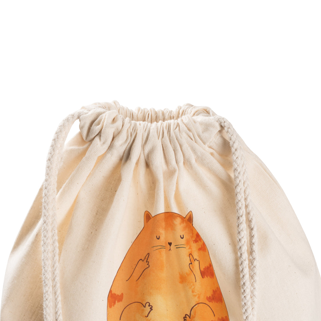 Sportbeutel Katze Mittelfinger Turnbeutel, Beutel, Sporttasche, Tasche, Stoffbeutel, Katze, Katzenmotiv, Katzenfan, Katzendeko, Katzenfreund, Katzenliebhaber, Katzenprodukte, Katzenartikel, Katzenaccessoires, Katzensouvenirs, Katzenliebhaberprodukte, Katzenmotive, Katzen, Kater, Mietze, Cat, Cats