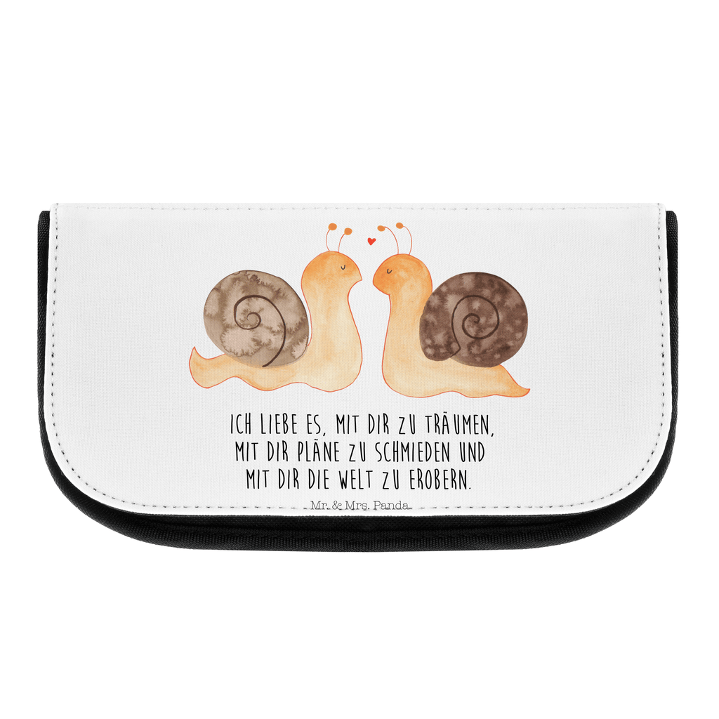 Kosmetiktasche Schnecken Liebe Kosmetikbeutel, Kulturtasche, Kulturbeutel, Schminktasche, Make-Up Tasche, Liebe, Partner, Freund, Freundin, Ehemann, Ehefrau, Heiraten, Verlobung, Heiratsantrag, Liebesgeschenk, Jahrestag, Hocheitstag